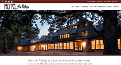 Desktop Screenshot of hotelduvillage.com